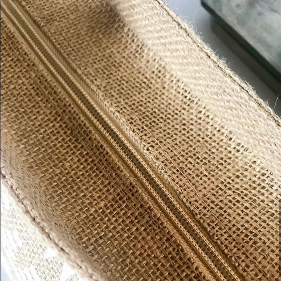 Boho Aztec jute lightweight tote bag - Picture 5 of 8